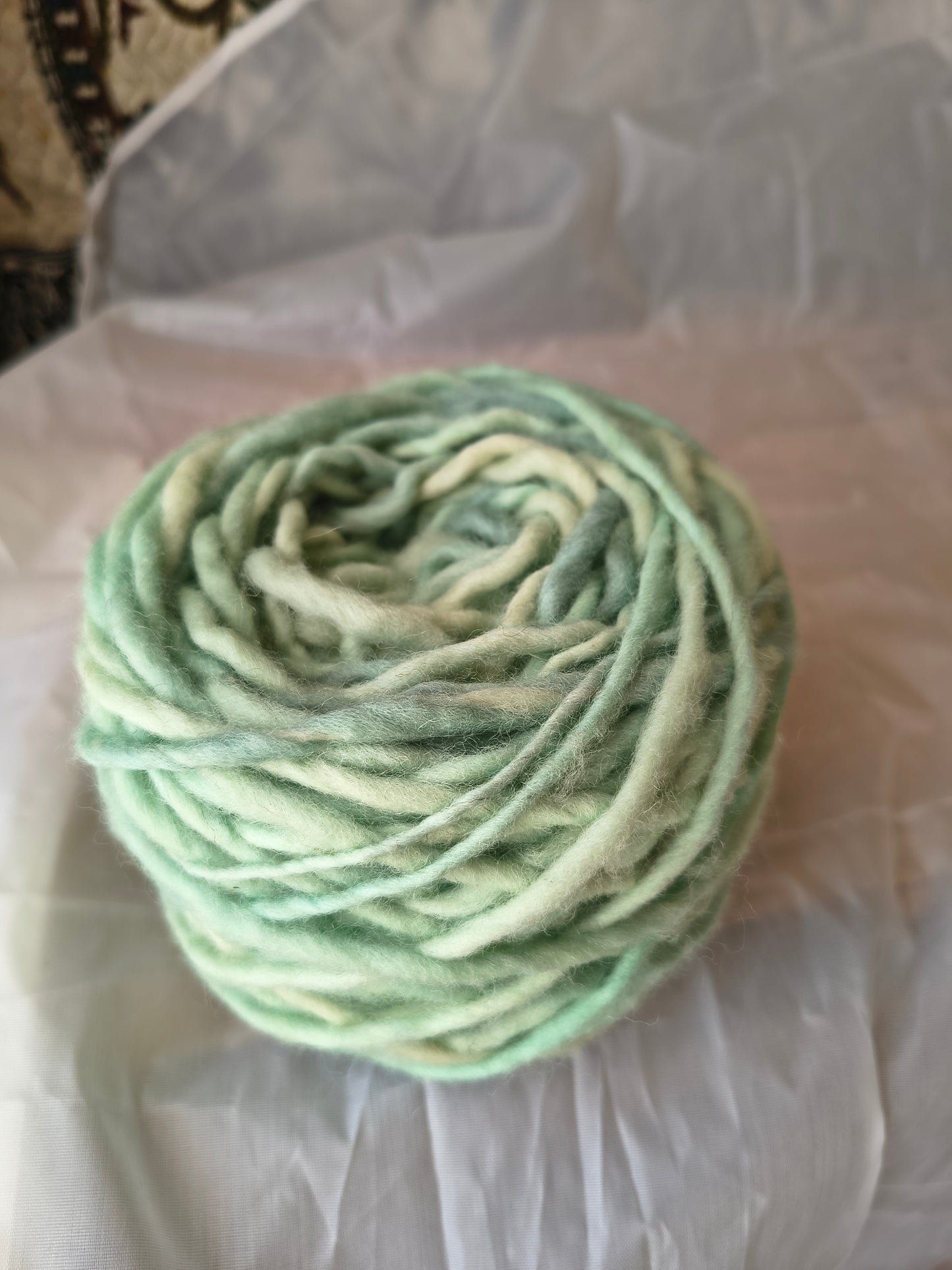 Ovillo 100 grs de Lana natural de oveja corriedale (merino -lincoln) suave al tacto