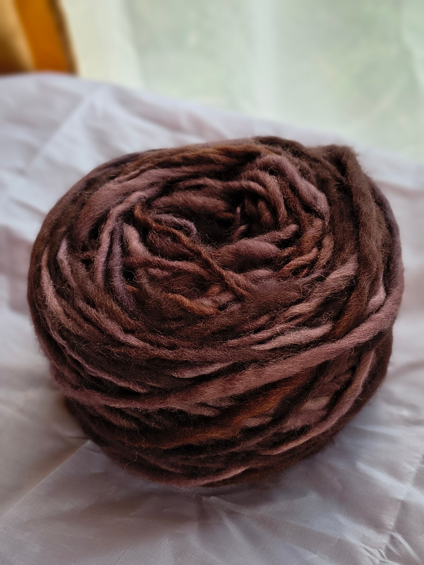 Ovillo 100 grs de Lana natural de oveja corriedale (merino -lincoln) suave al tacto