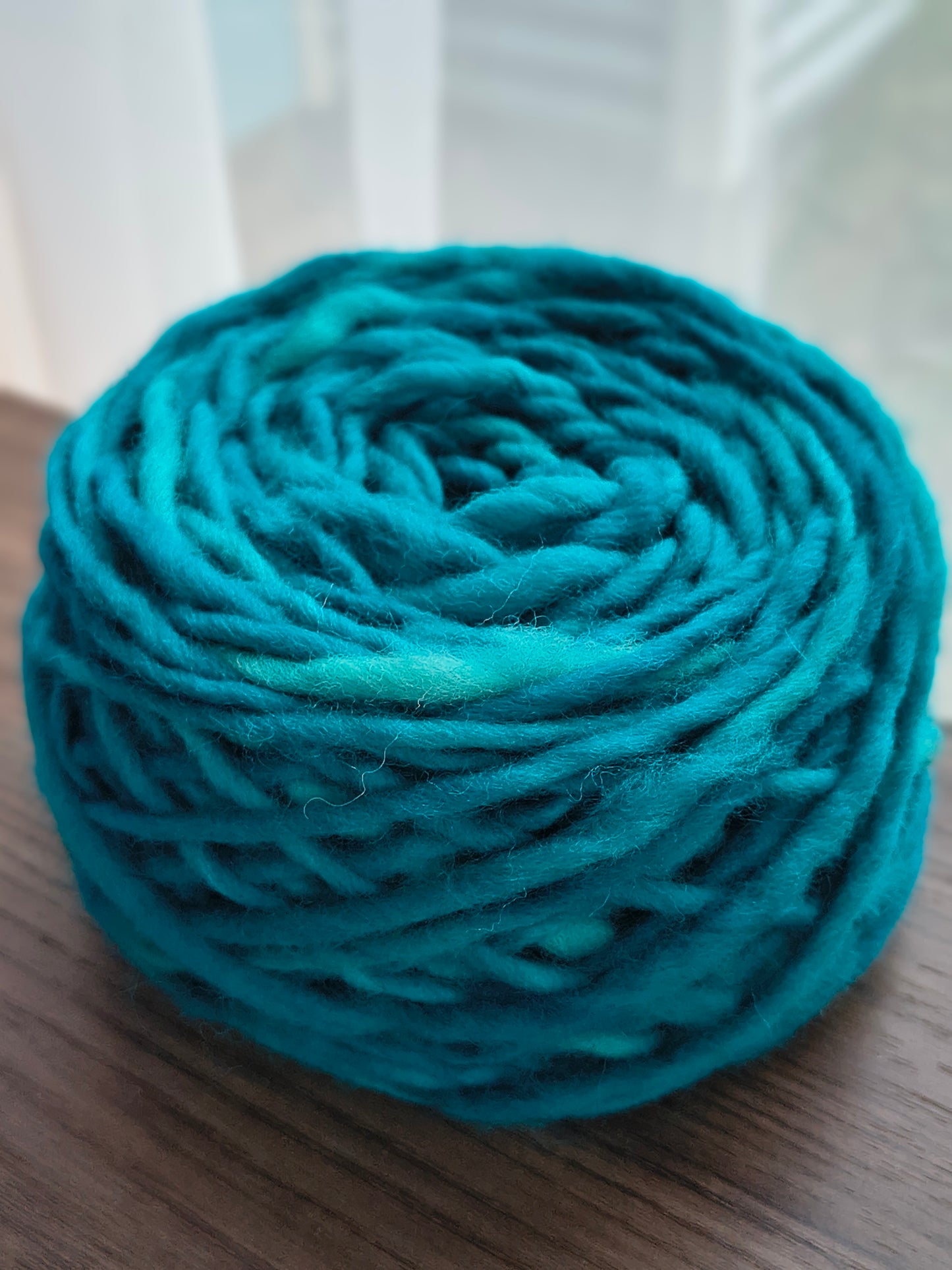 Ovillo 100 grs de Lana natural de oveja corriedale (merino -lincoln) suave al tacto