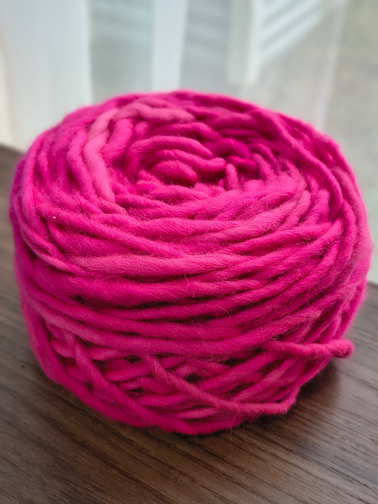 Ovillo 100 grs de Lana natural de oveja corriedale (merino -lincoln) suave al tacto