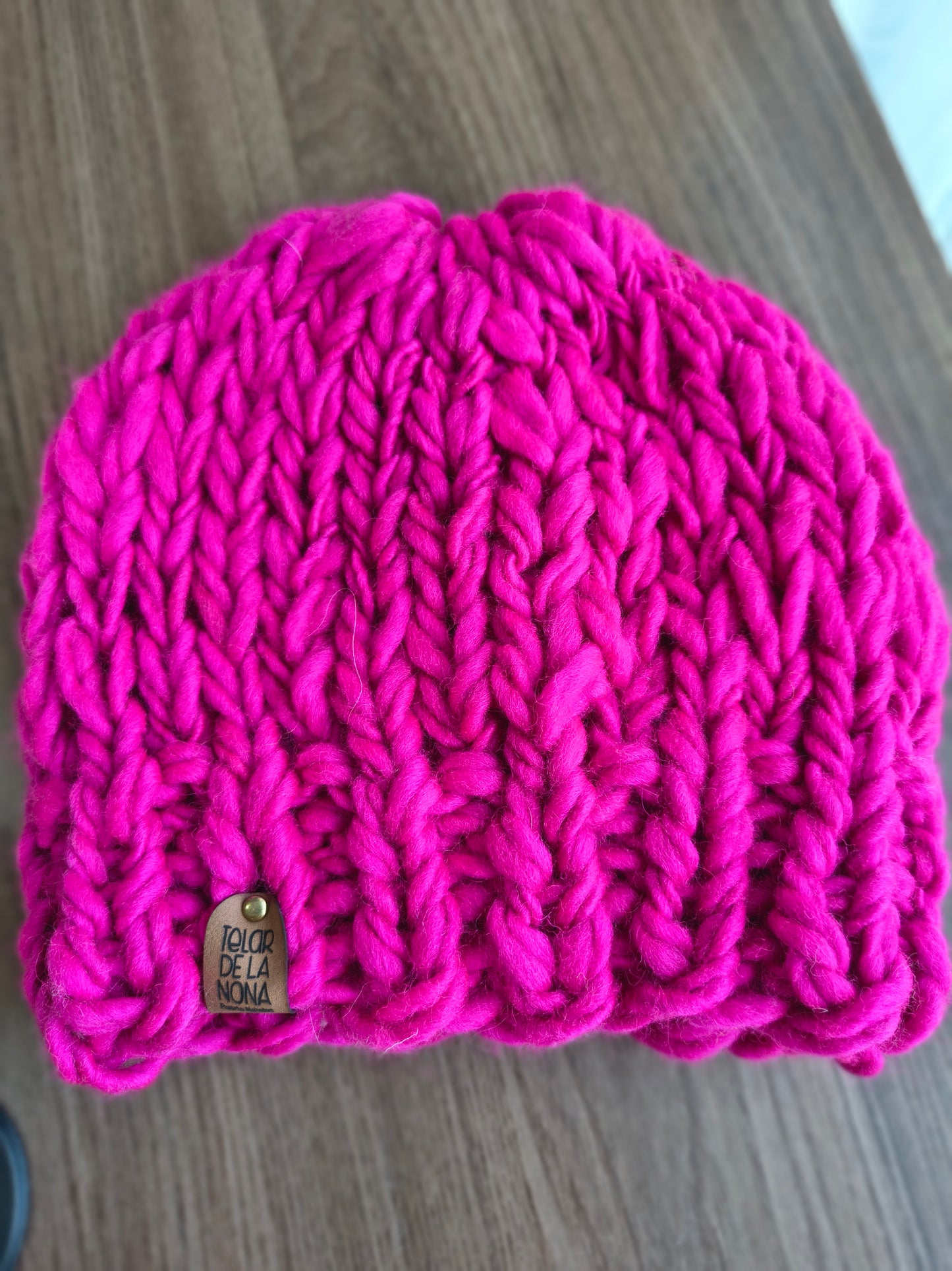 Gorros adulto Lana Natural suave 50% merino