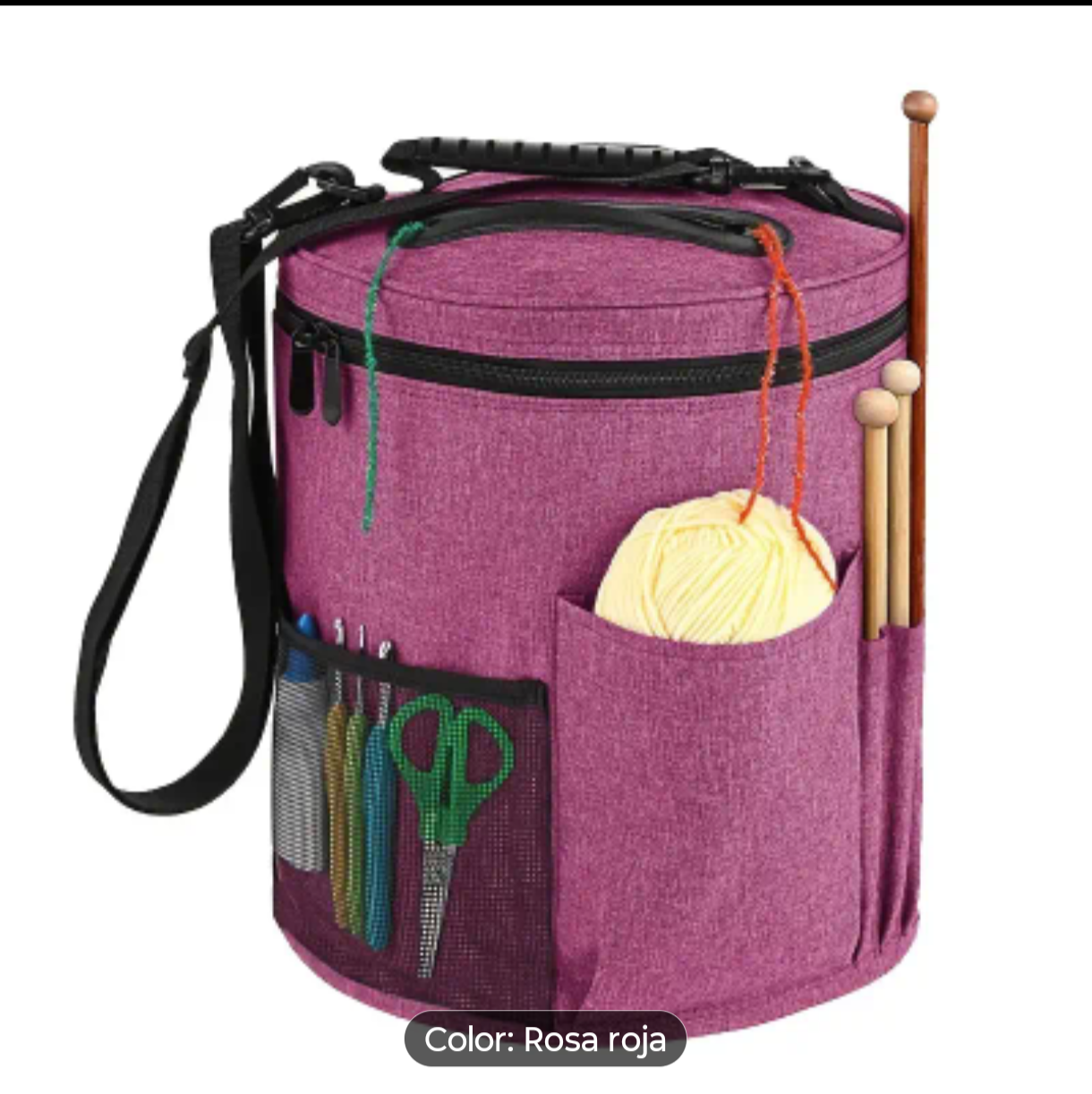 Bolso para tejidos
