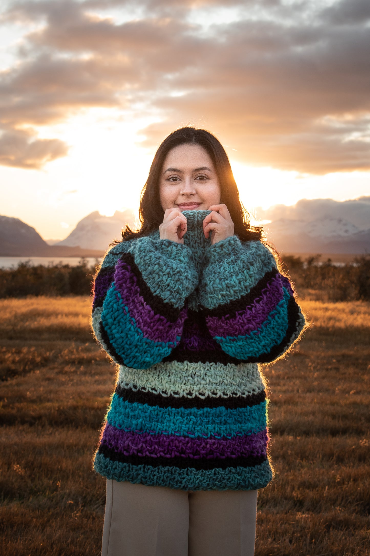 Sweater de Lana Natural Lupino