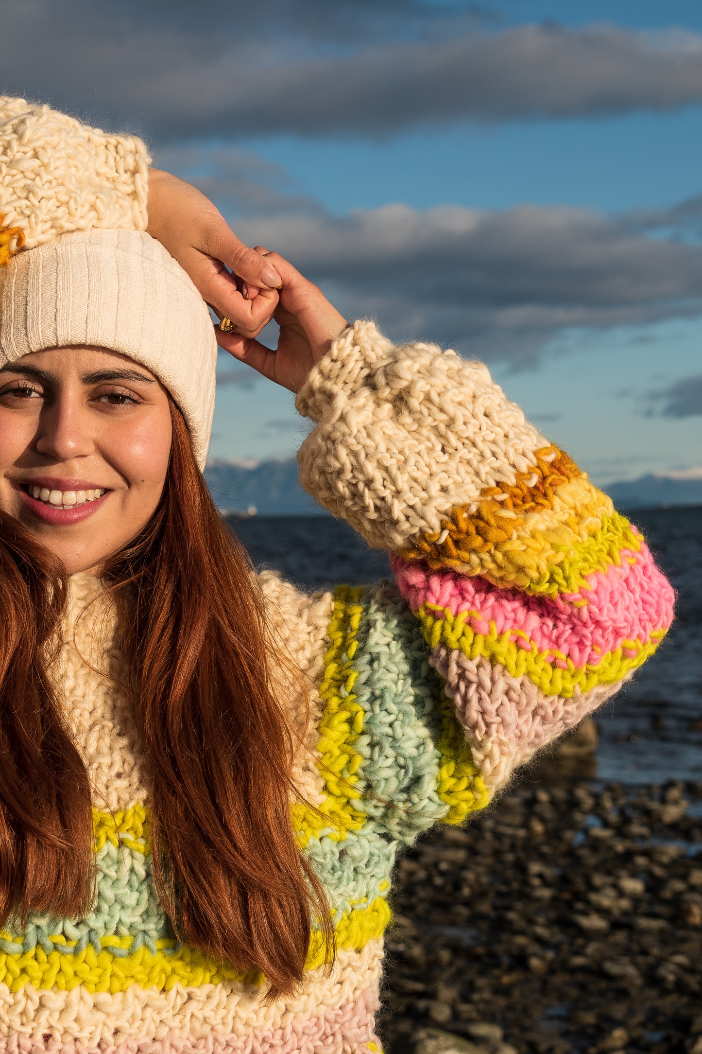 Sweater de Lana Natural Perla
