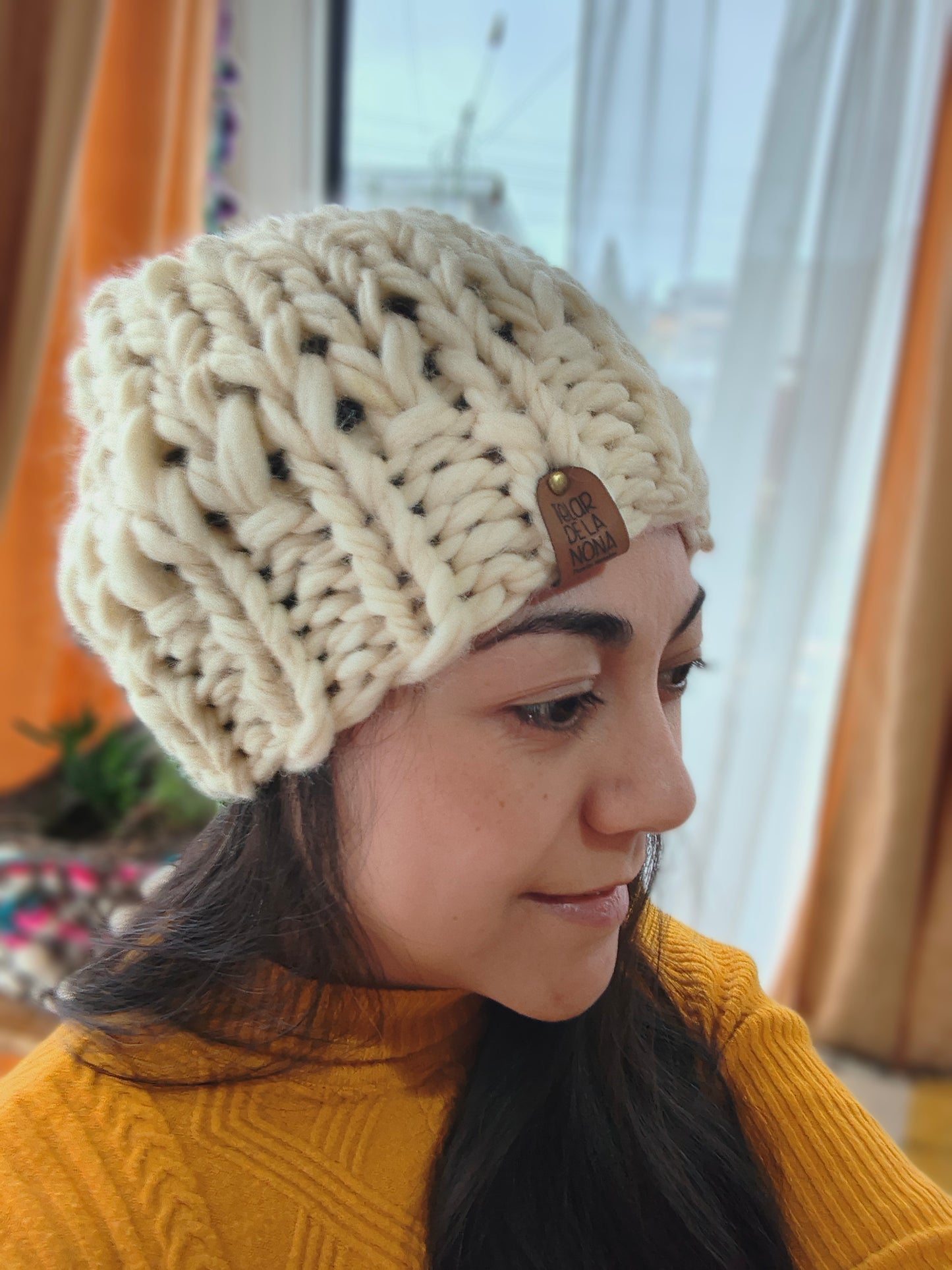 Gorros adulto Lana Natural suave 50% merino