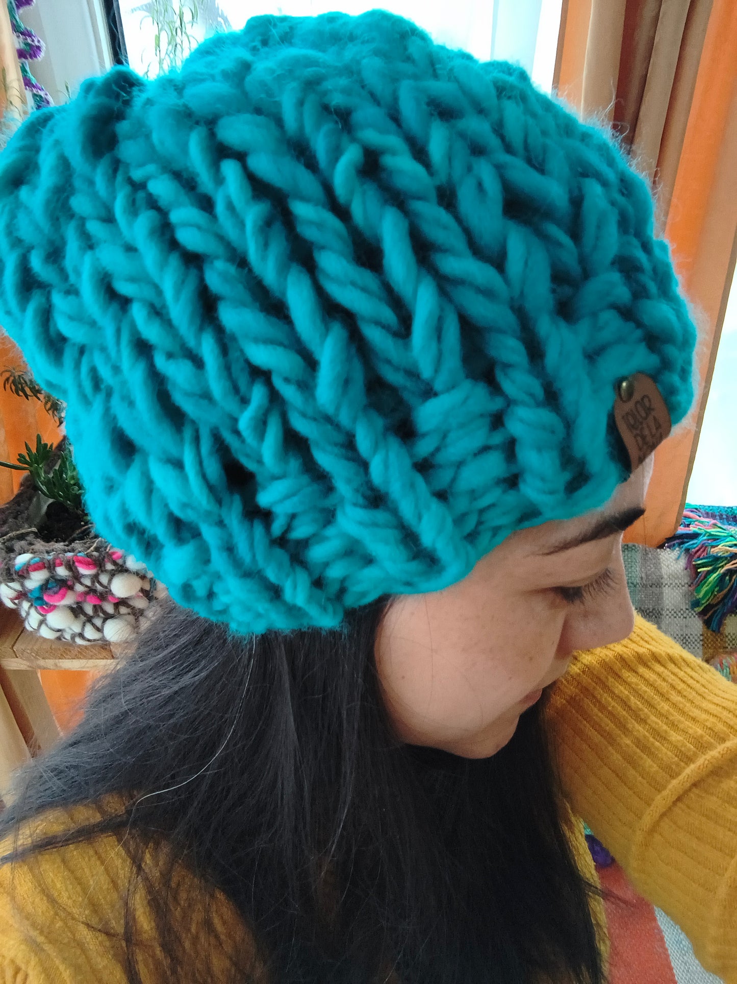 Gorros adulto Lana Natural suave 50% merino