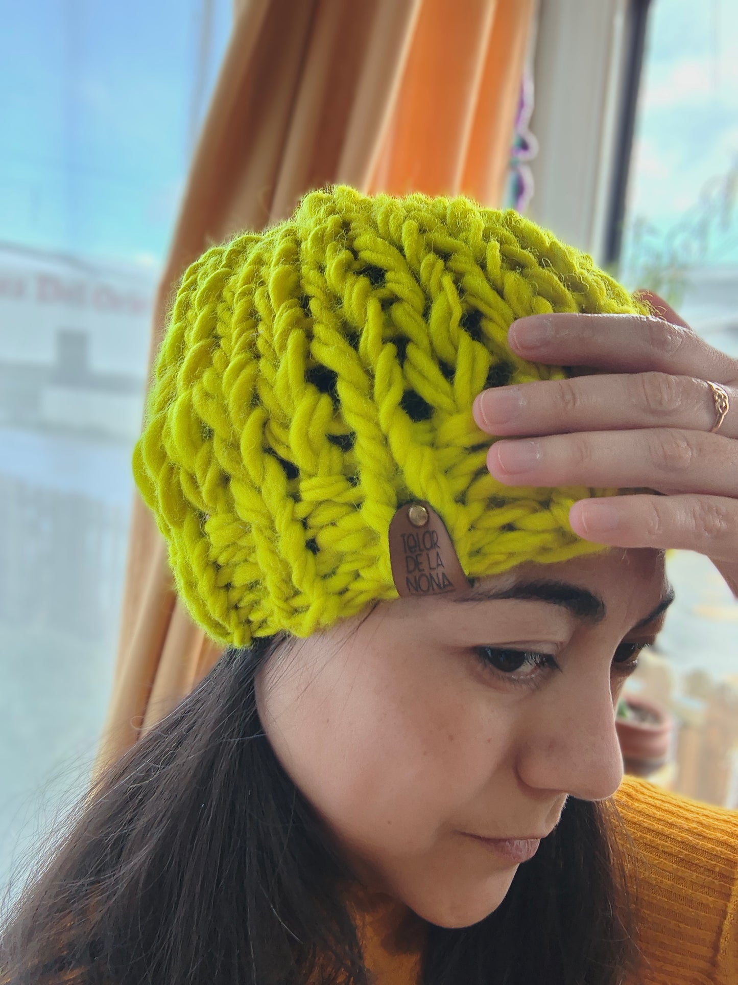 Gorros adulto Lana Natural suave 50% merino