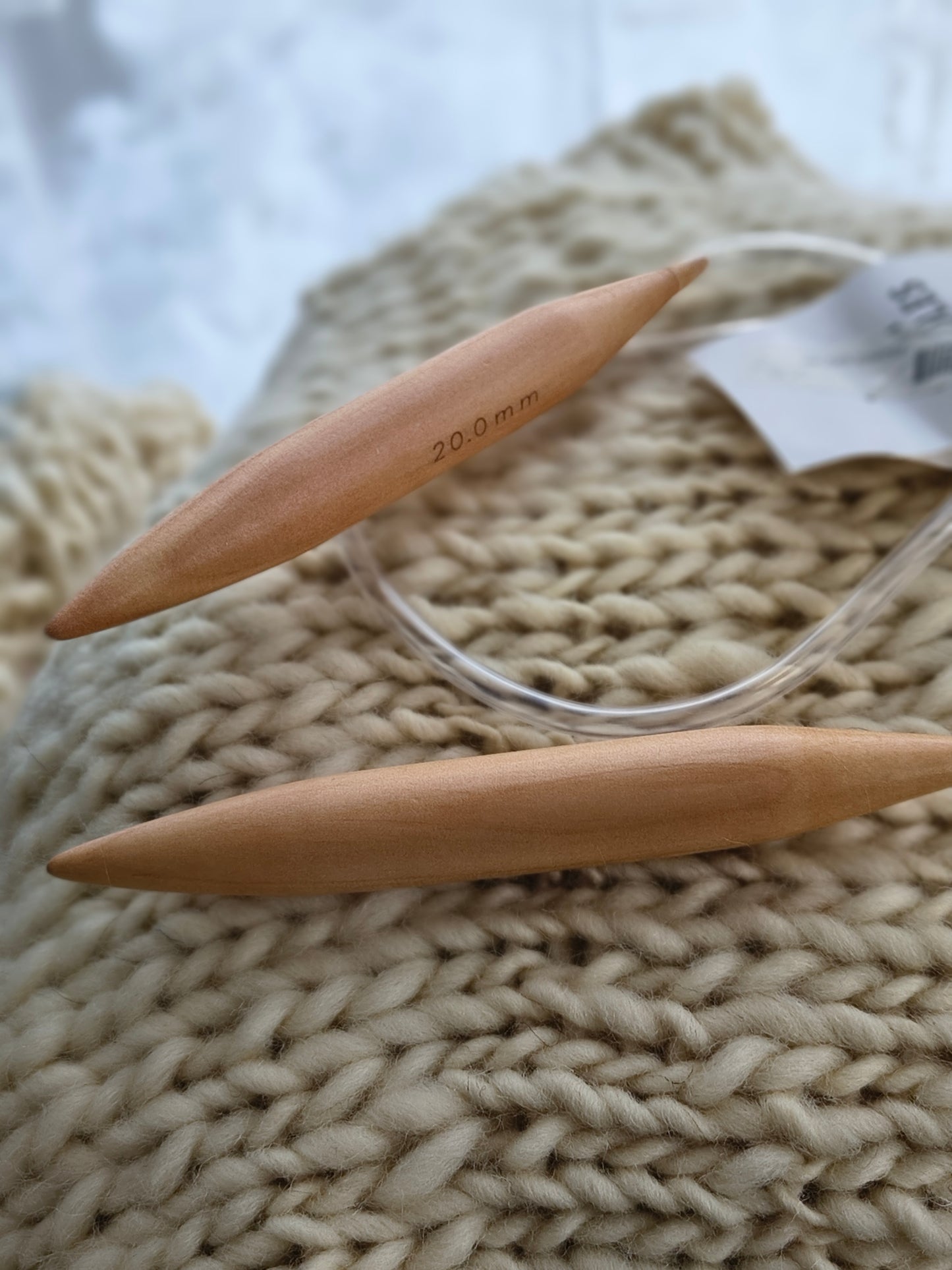 Palillos circulares de madera Jumbo