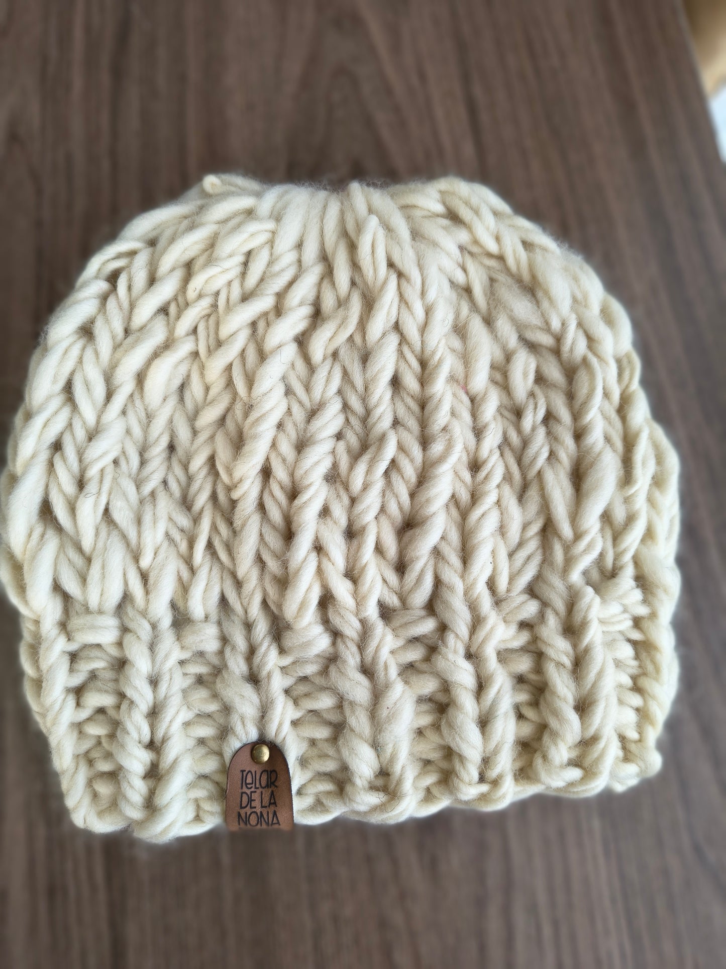 Gorros adulto Lana Natural suave 50% merino
