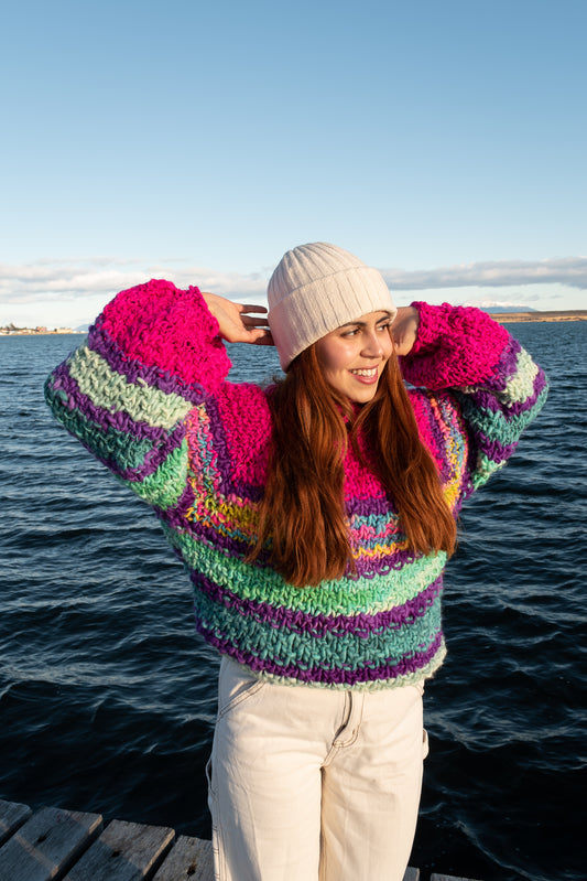 Sweater de Lana Natural Arrebol