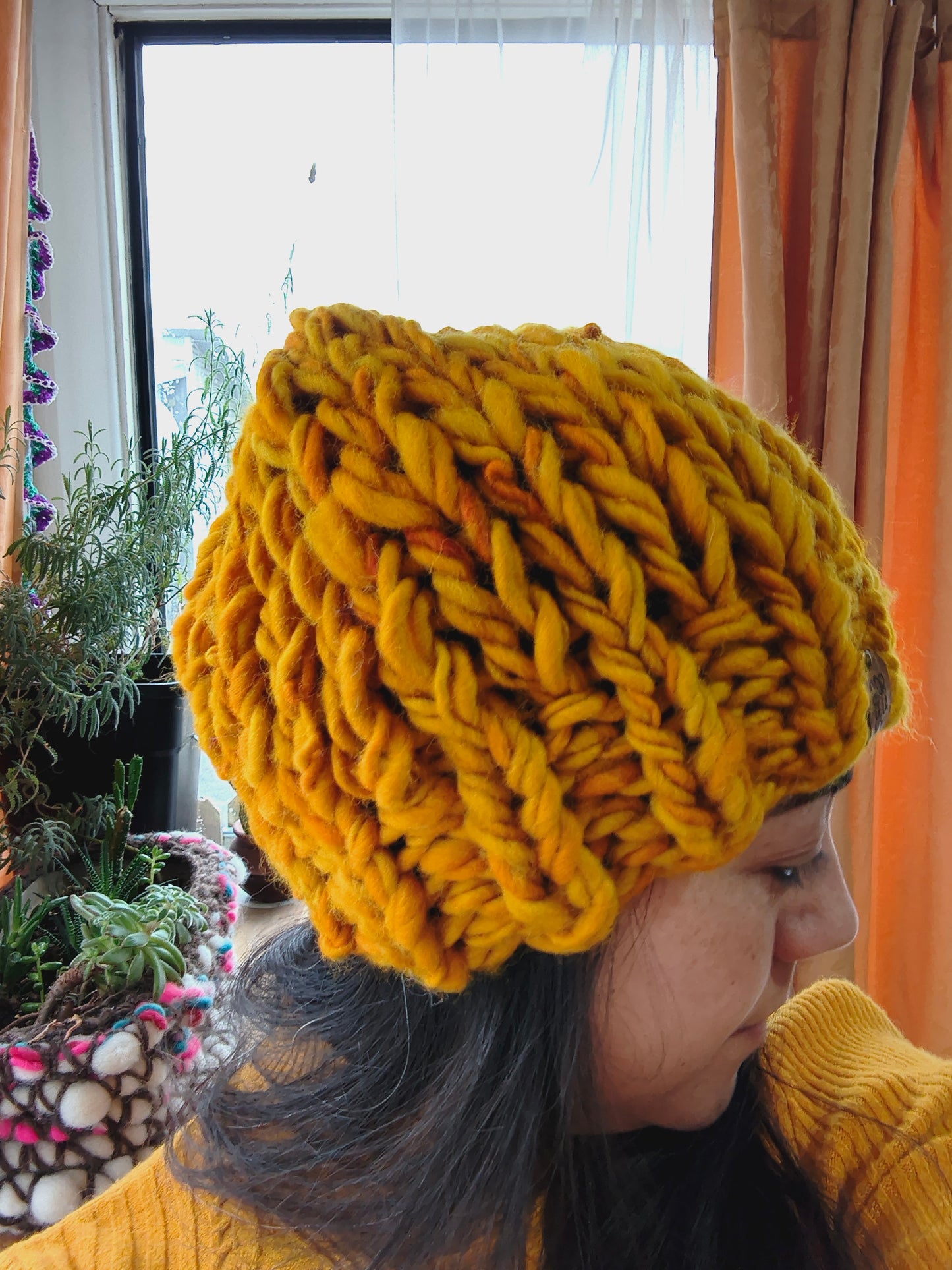 Gorros adulto Lana Natural suave 50% merino