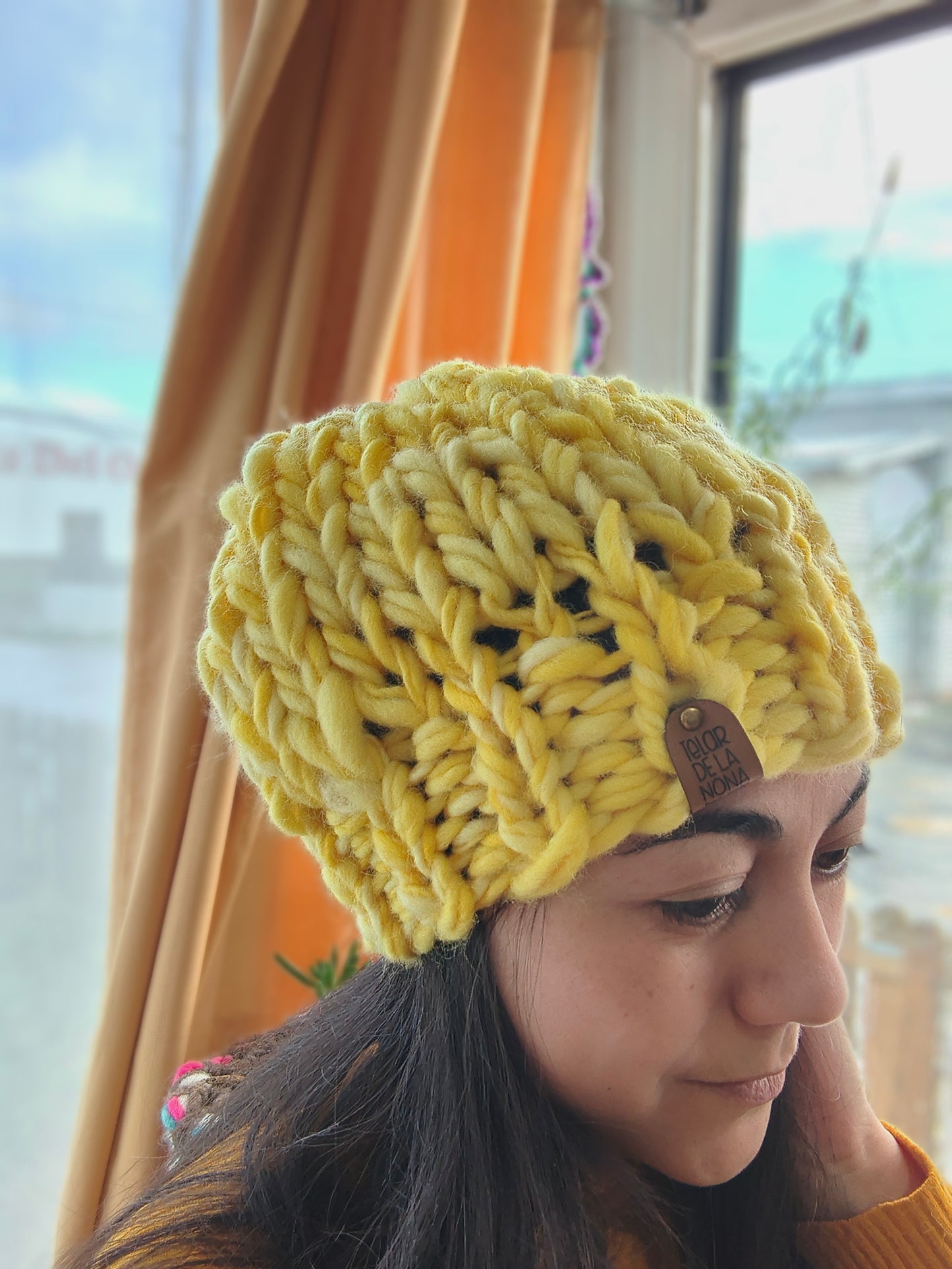 Gorros adulto Lana Natural suave 50% merino