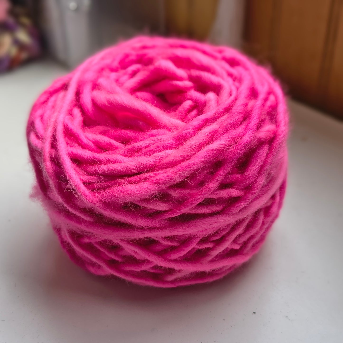 Ovillo 100 grs de Lana natural de oveja corriedale (merino -lincoln) suave al tacto